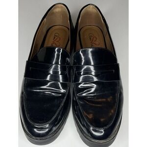 Mia Amore Hali Penny Loafer Shoes Slip On Women's Black Size 8 Comfort Shoes